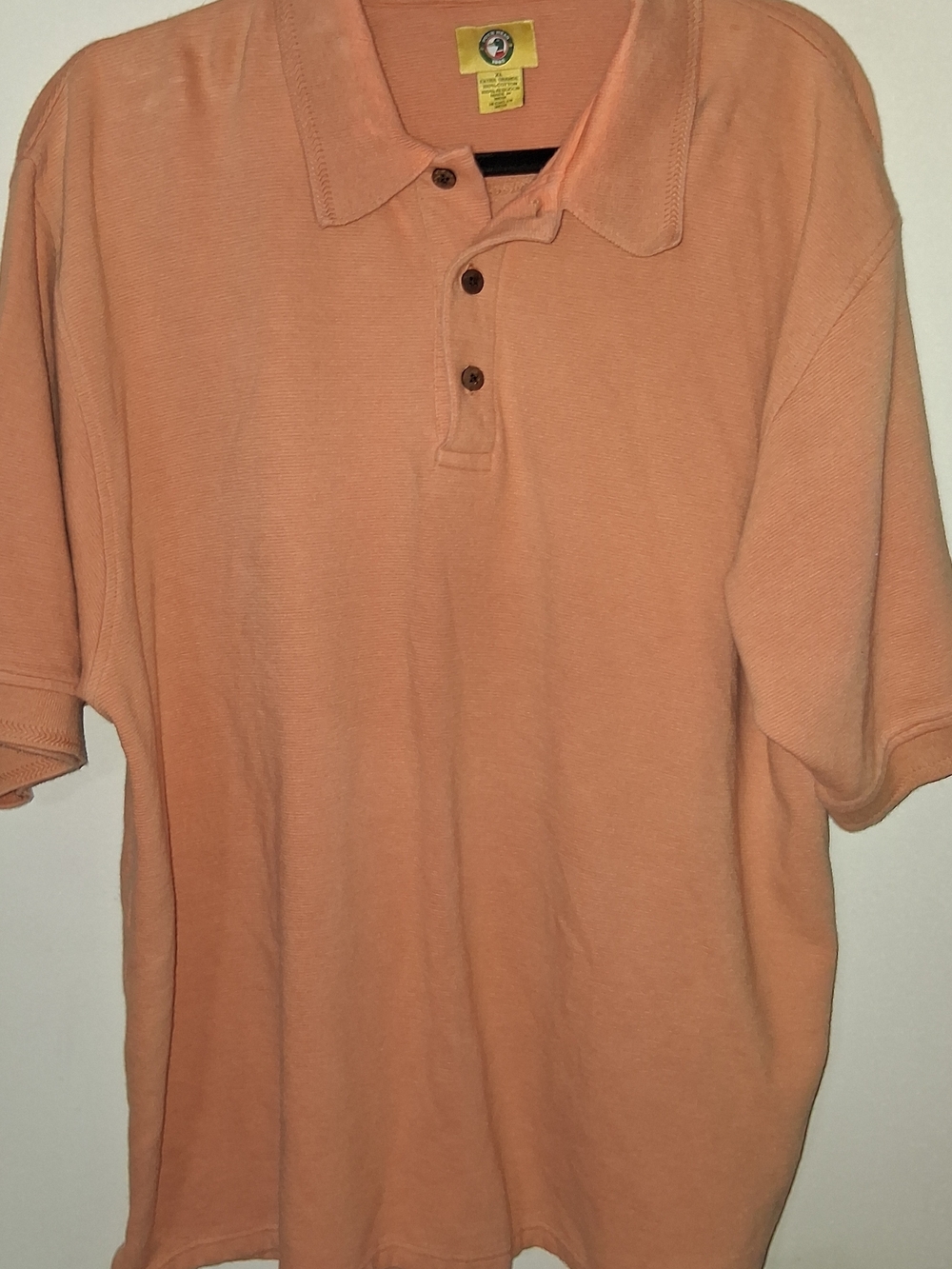 Duck Head Peach Short-Sleeve Polo
